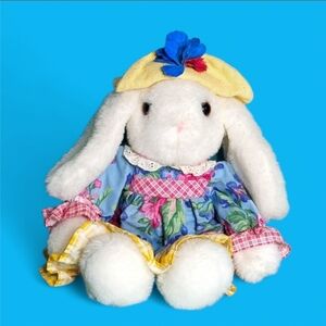 Toys R Us Vintage 1996 Penny Cottontail Bunny Rabbit Plush Stuffed Animal 12"